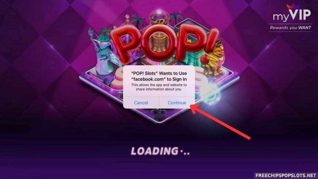 Connect POP Slots with Facebook