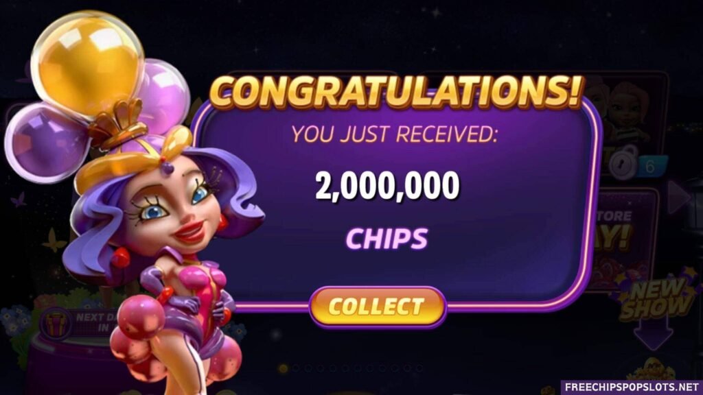 Get Free Chips in POP Slots