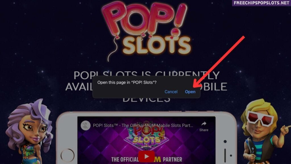 Open POP Slots Game