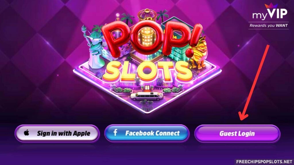 Open the POP Slots game